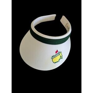 Vintage Masters Golf Tournament Magnolia Lane Visor Green White Adjustable